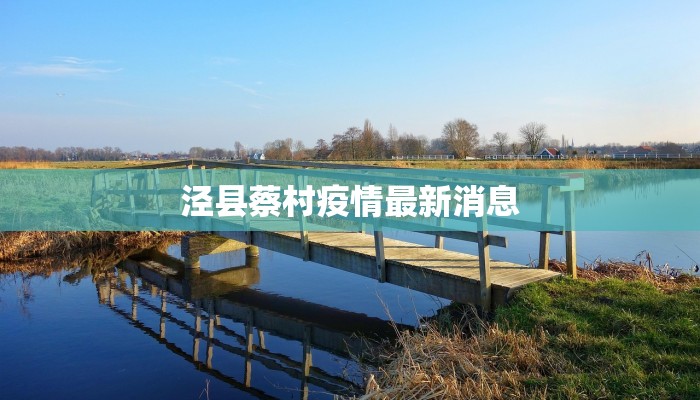 泾县蔡村疫情最新消息