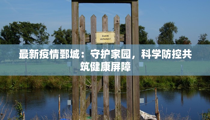 最新疫情鄄城：守护家园，科学防控共筑健康屏障